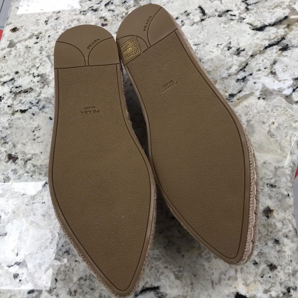 NWT Prada Embellished Platform Suede Espadrille - Picture 5 of 8